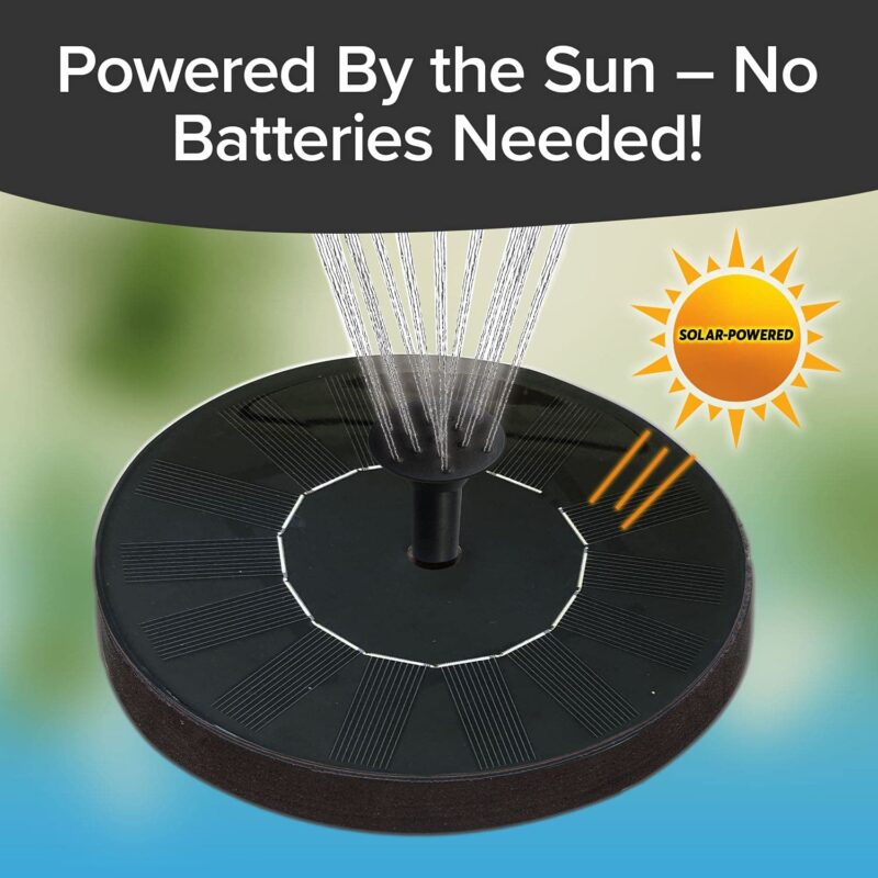 Plutajuća Solarna fontana za baštu i terase