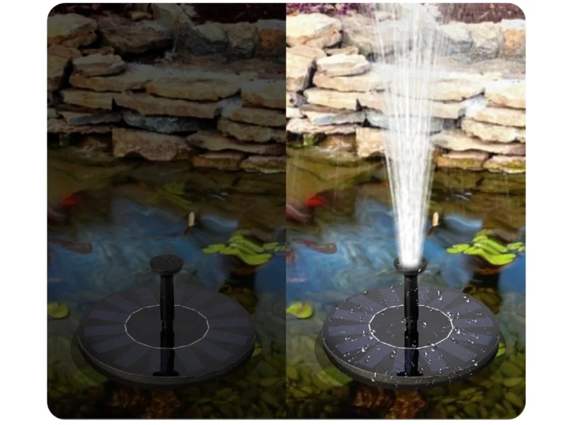 Plutajuća Solarna fontana za baštu i terase